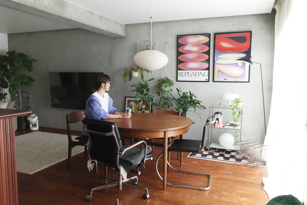 植物とともに描く、家族の風景。親子3人で暮らすリノベ2LDKの住まい