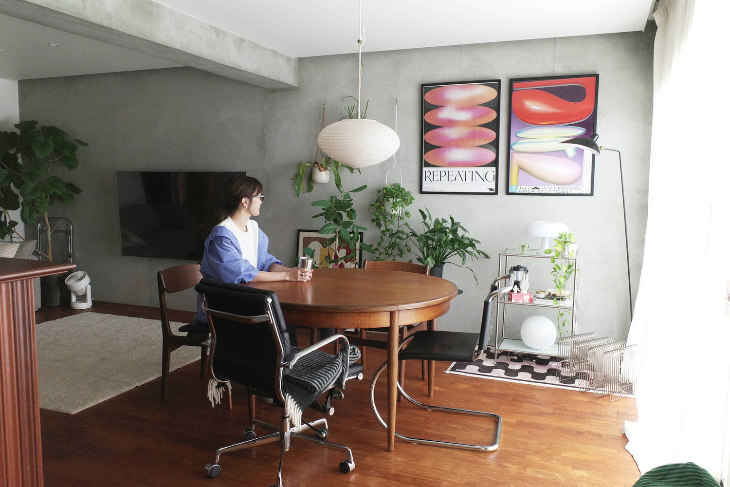 植物とともに描く、家族の風景。親子3人で暮らすリノベ2LDKの住まい