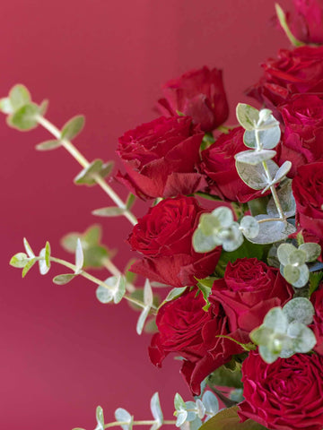 【誕生日ギフト】バラの花束 30本 - レッド -