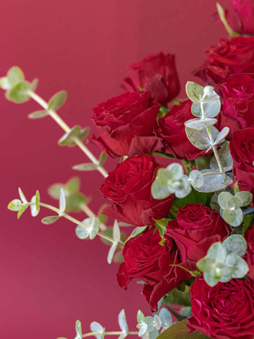 バラの花束 30本 - レッド -