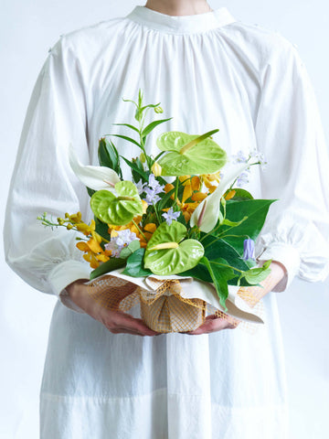 【8月の誕生花】アンスリウムのアレンジメント