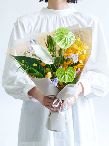 【8月の誕生花】アンスリウムの花束M