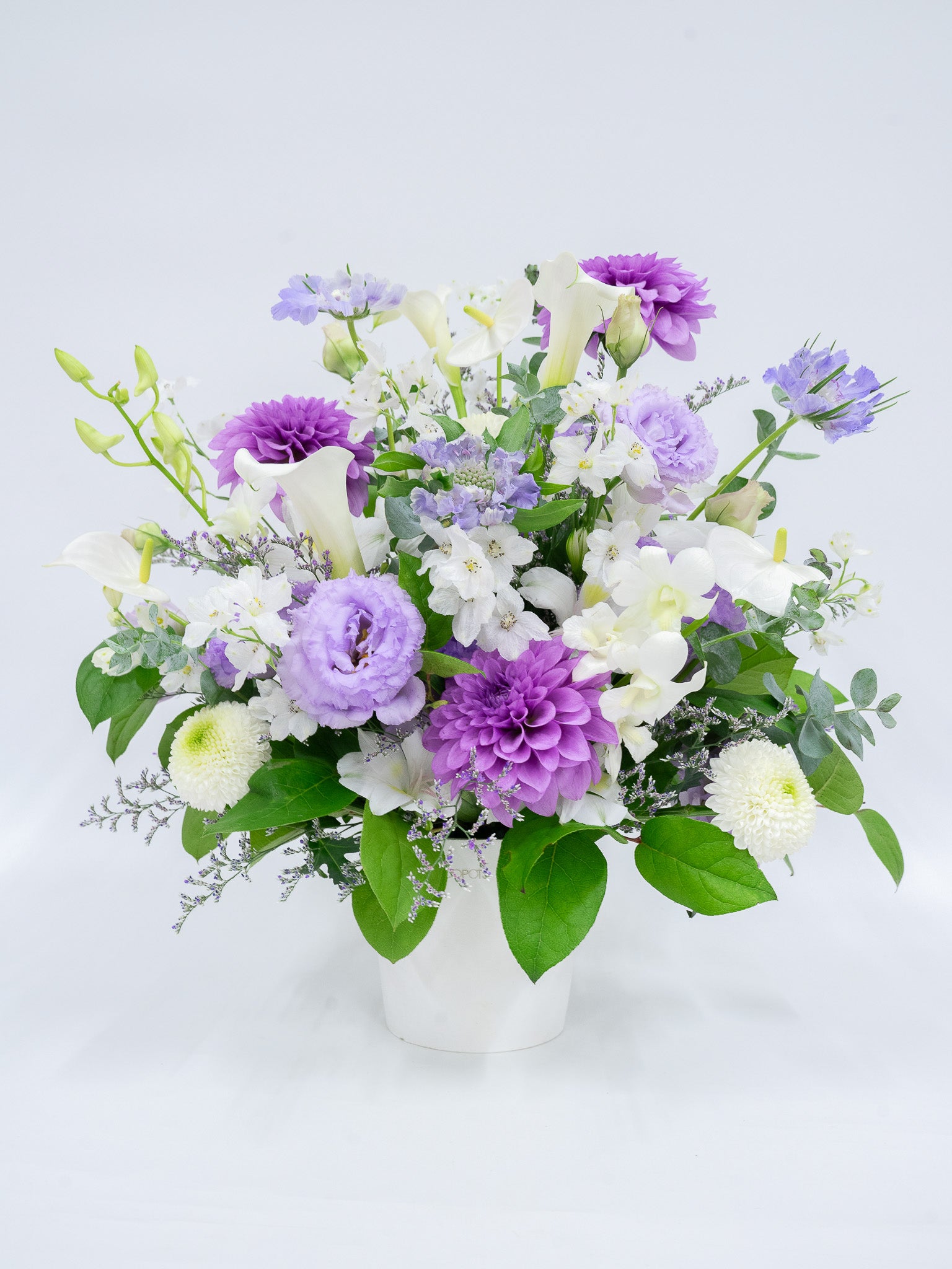 【お供え用】おまかせアレンジ L　- パープル -