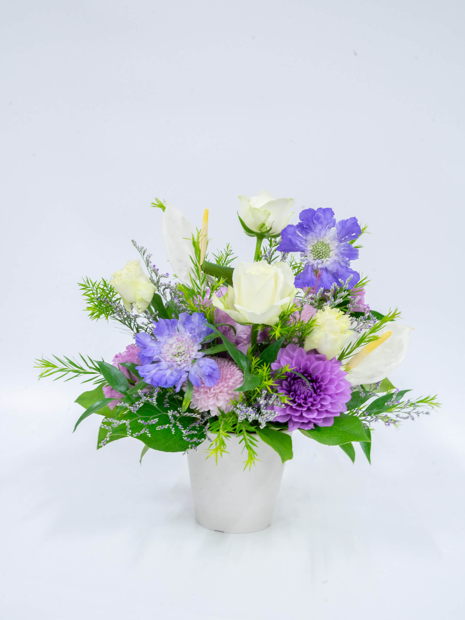 【お供え用】おまかせアレンジ M　- パープル -