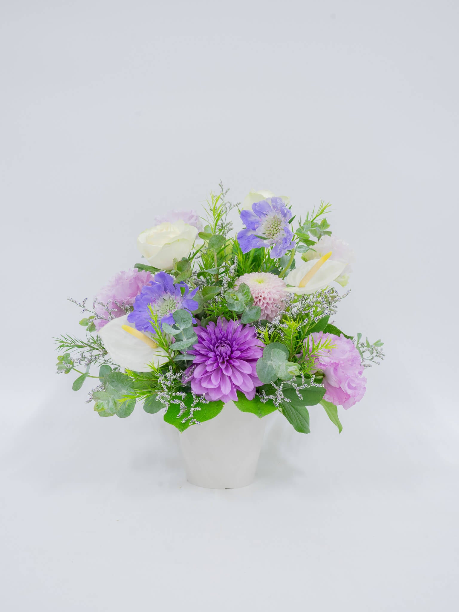 【お供え用】おまかせアレンジ M　- パープル -