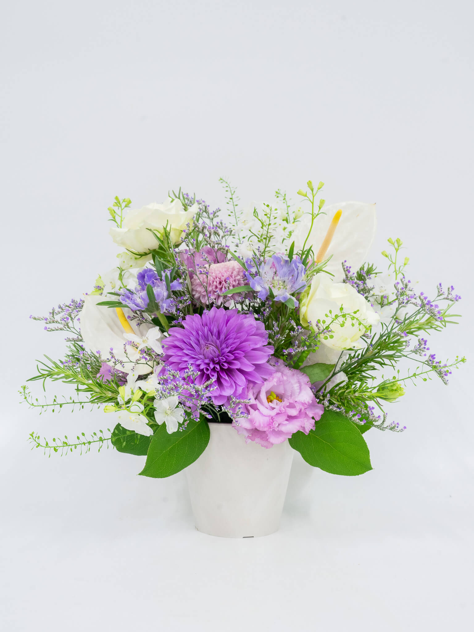 【お供え用】おまかせアレンジ M　- パープル -