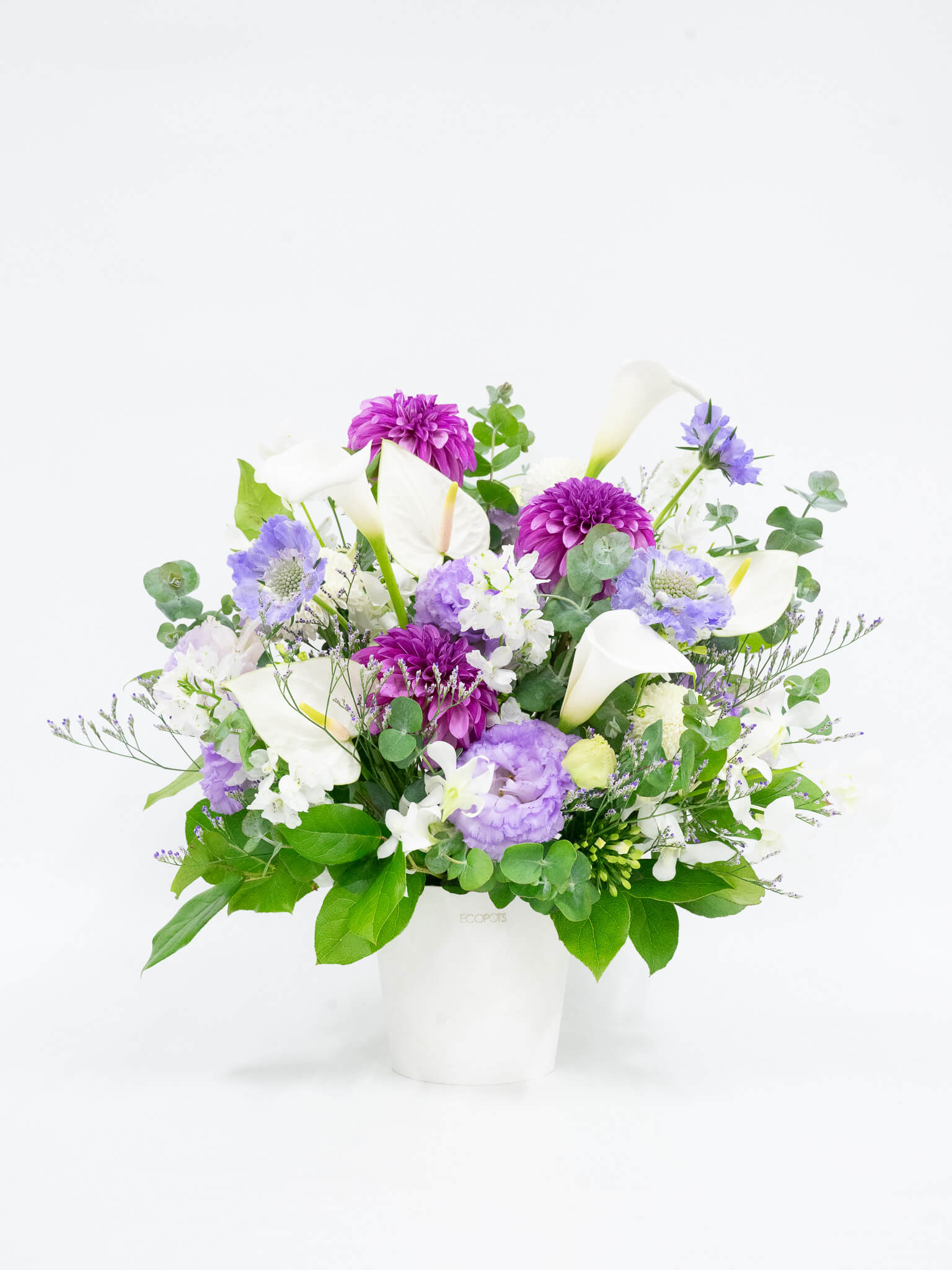 【お供え用】おまかせアレンジ L　- パープル -