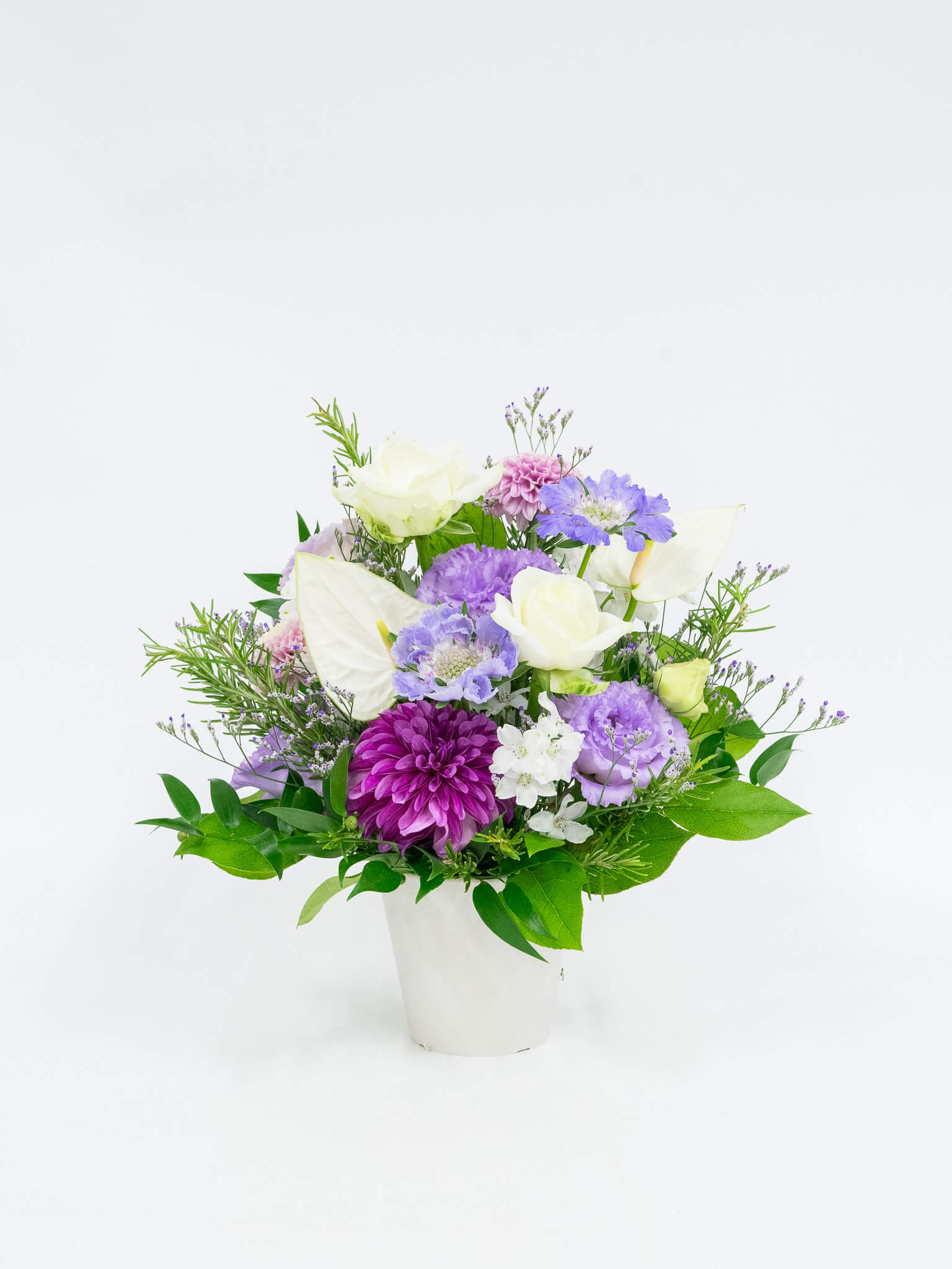 【お供え用】おまかせアレンジ M　- パープル -