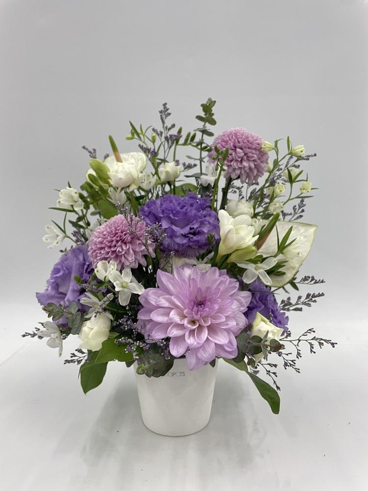 【お供え用】おまかせアレンジ M　- パープル -