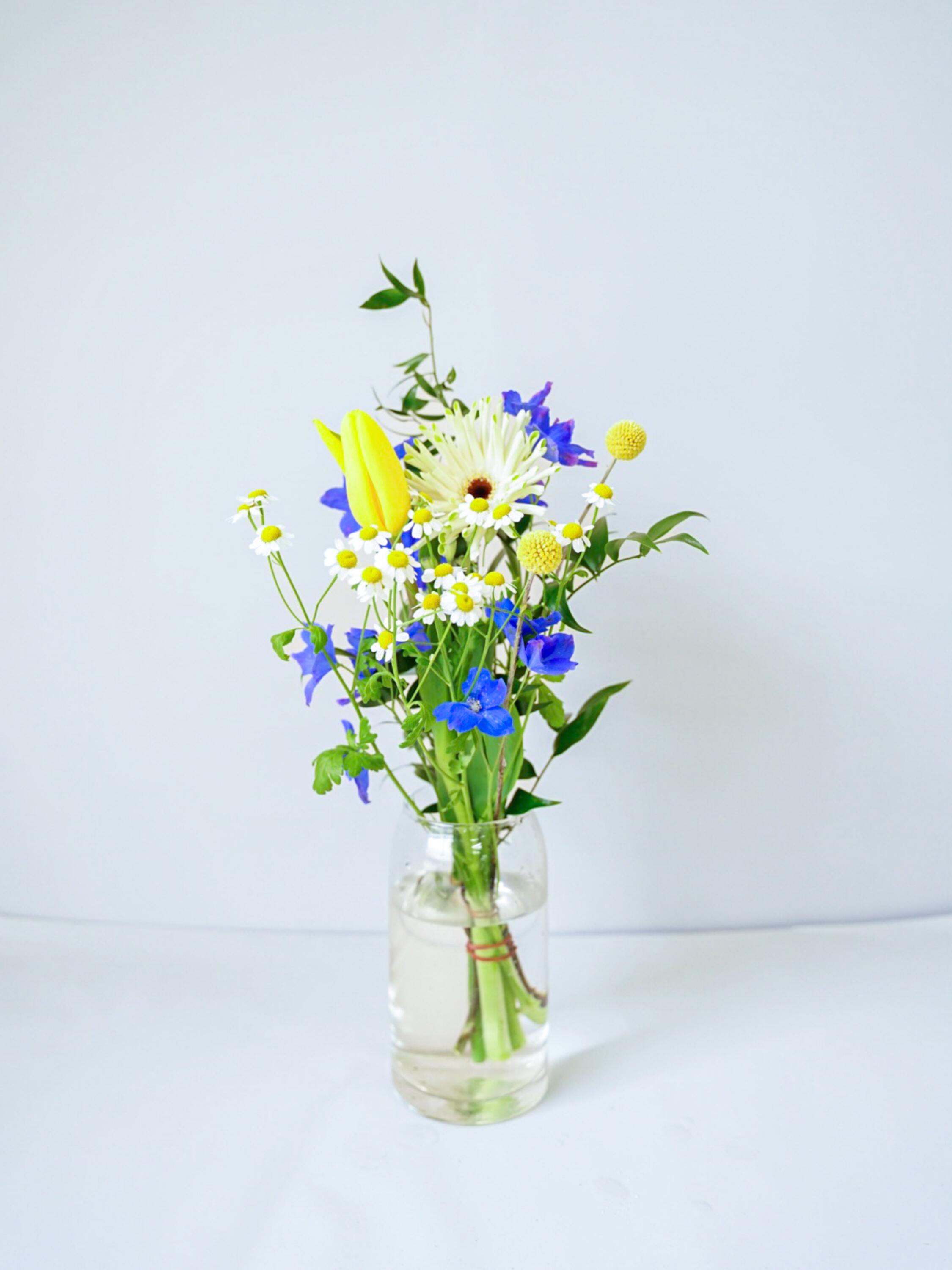 【誕生日ギフト】 フローリストにおまかせ 季節の花束 S - ミックス -