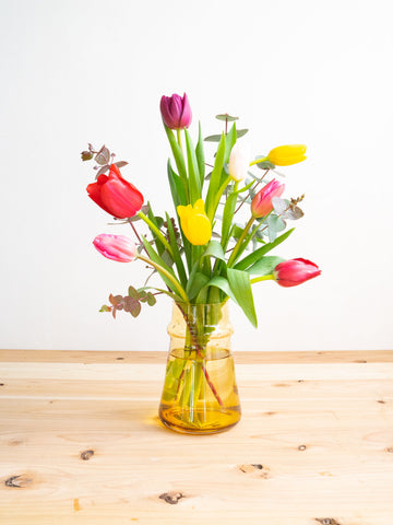 【2月の誕生花】チューリップの花束 7本 - MIX -