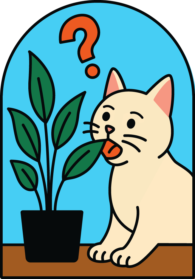 ペットが間違えて葉や土を口にしてしまったら、病気に繋がりますか？