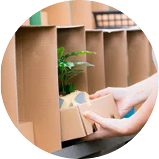 スタッフによる配送